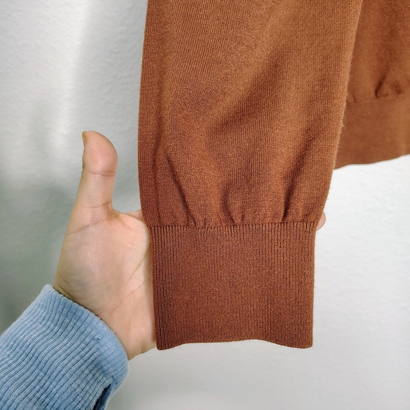 Perry Ellis Men's Ginger Turtleneck Sweater Sz L Viscose Autumn 🍁🍂 - Picture 11 of 15